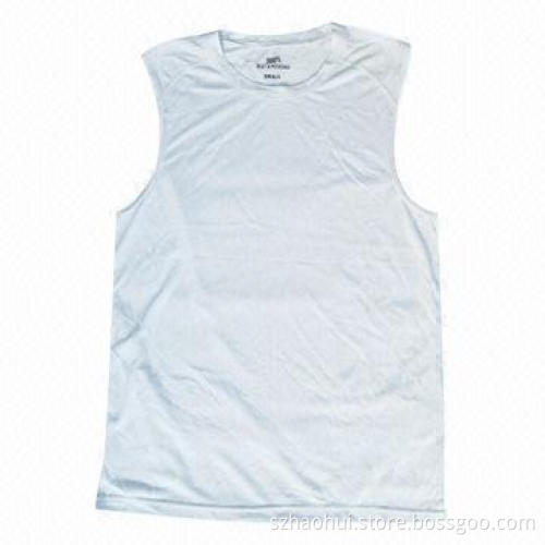 Men's Singlet/Tank Top, XS-3XL Sizes, Single Jersey